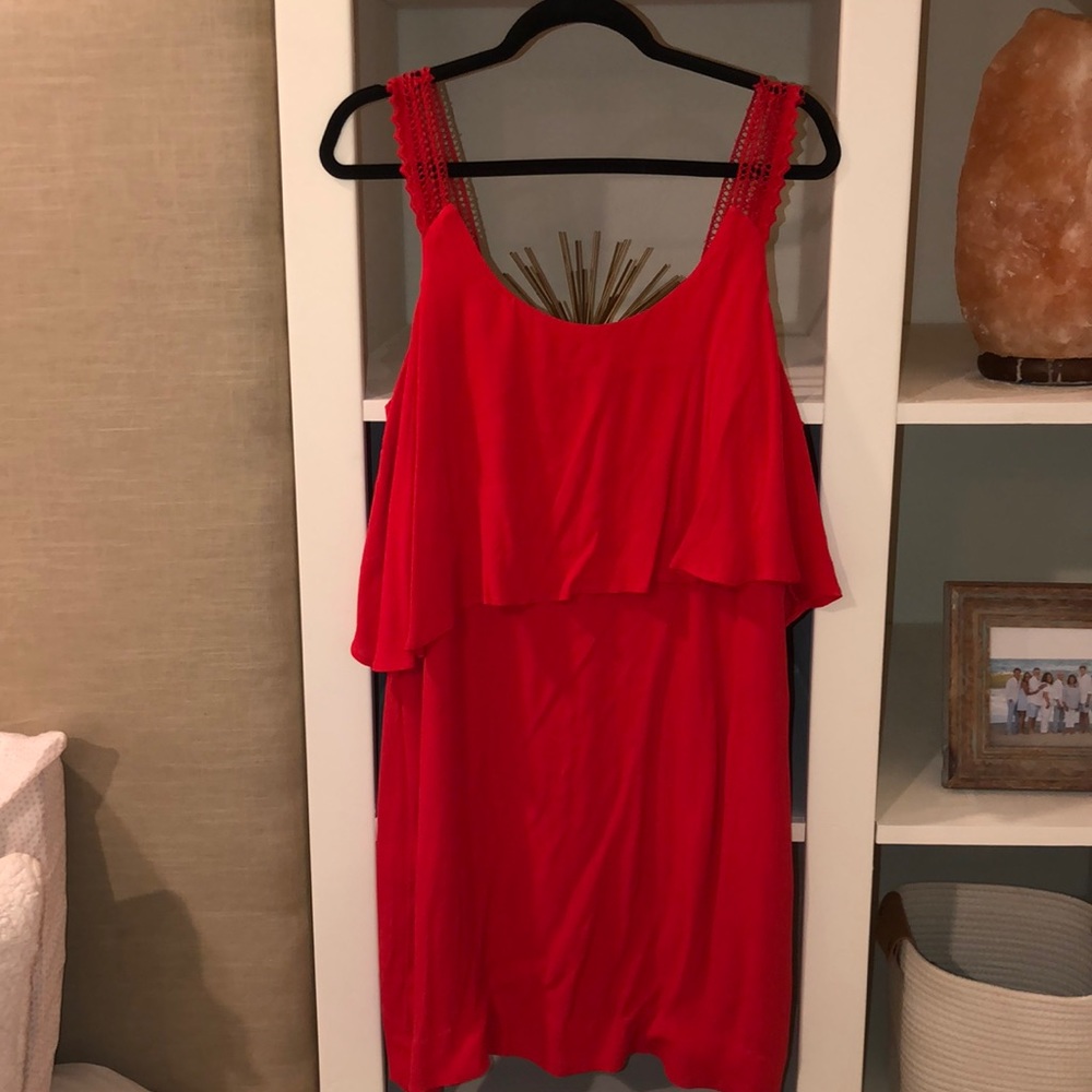 Anthropologie “Maeve” Coral Dress